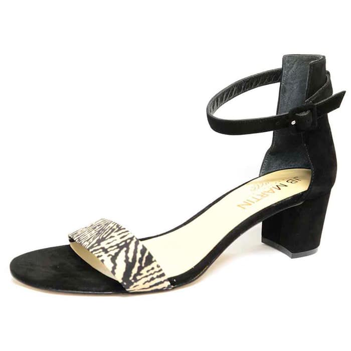 sandales femme grande taille du 40 au 48, velours noir, talon de 5 à 6 cm, , printemps