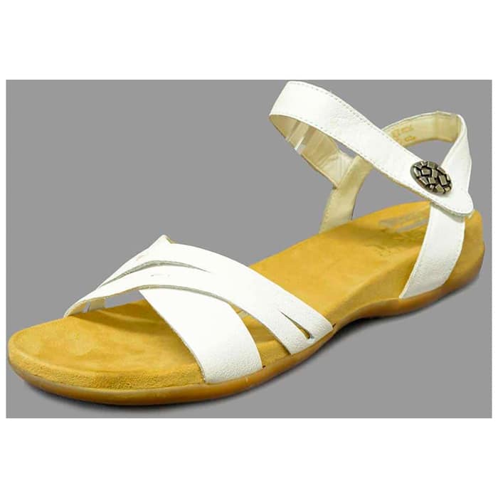 sandalettes femme grande taille du 40 au 48, cuir lisse blanc, talon de 3 à 4 cm, sandales plates souples detente, chaussures pour l'été