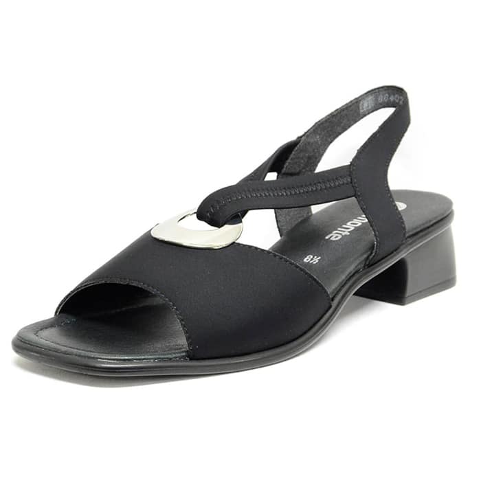 sandales femme grande taille du 40 au 48, toile noir, talon de 3 à 4 cm, souples confort, chaussures pour l'été