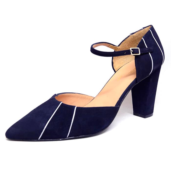 sandales femme grande taille du 40 au 48, velours bleu, talon de 7 à 8 cm, talon haut habillee sandales talons hauts, automne
