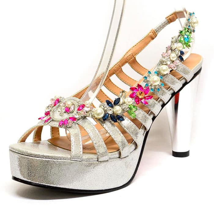 sandales femme grande taille du 40 au 48,  metallise, talon de  9 cm et plus, sandales talons hauts fantaisie, printemps