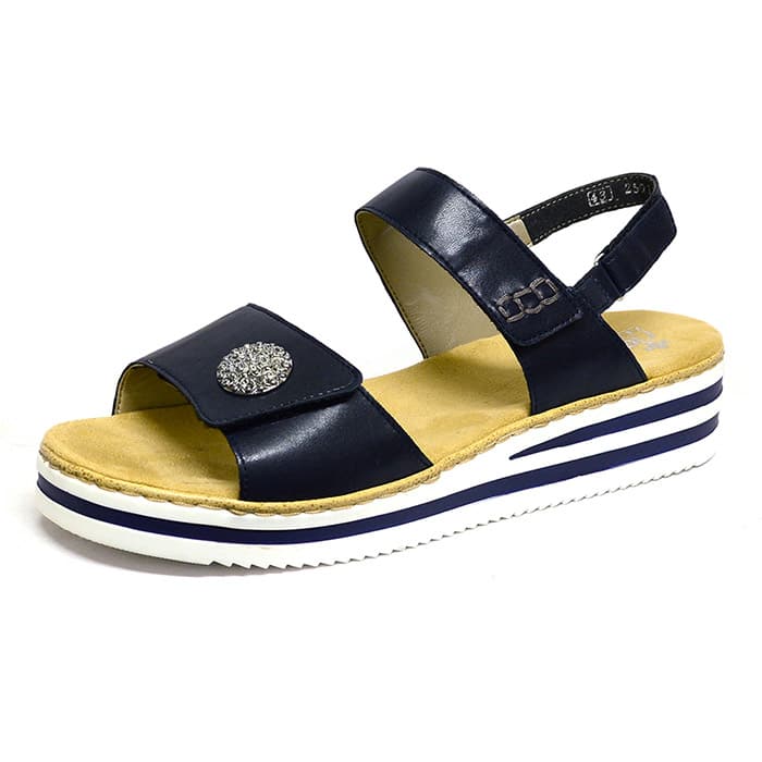 sandales femme grande taille du 40 au 48, cuir lisse bleu, talon de 3 à 4 cm, sandales plates confort detente, chaussures pour l'été