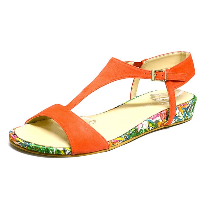 sandales femme grande taille du 40 au 48, velours rouge, talon de 3 à 4 cm, detente, chaussures pour l'été