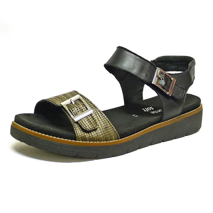 sandales femme grande taille du 40 au 48, cuir lisse bronze noir, talon de 3 à 4 cm, plates sandales plates confort detente, chaussures pour l'été