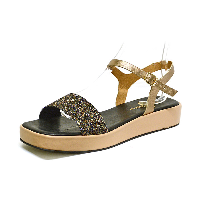 sandales femme grande taille du 40 au 48, cuir lisse multicolore, talon de 3 à 4 cm, mode tendance sandales plates detente talons compensés fantaisie, chaussures pour l&#039;été