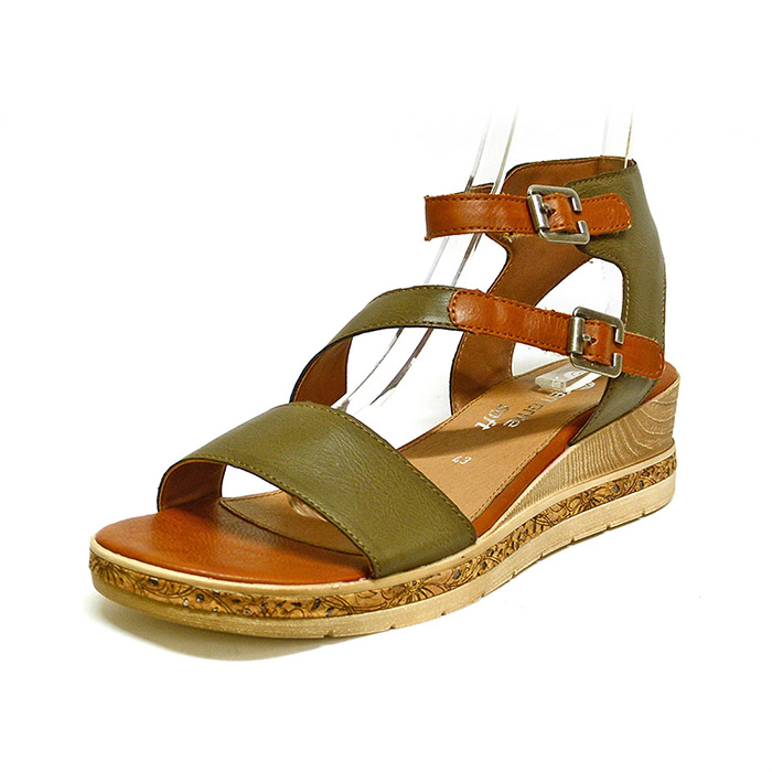sandales femme grande taille du 40 au 48, simili cuir , talon de 5 à 6 cm, tendance confort detente talons compensés, chaussures pour l'été