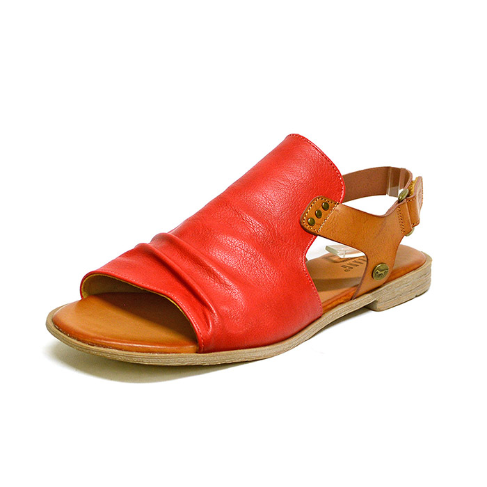 sandales femme grande taille du 40 au 48, simili cuir marron rouge, talon de 0,5 à 2 cm, plates sandales plates souples detente, chaussures pour l'été
